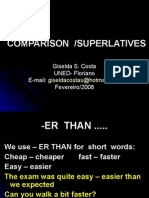 Comparativo e Superlativo - Inglês