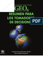 Perspectivas del Medio Ambiente MundialEl Informe de evaluación GEO-4
