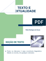 Texto e Textualidade