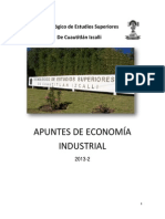 APUNTES DE ECONOMÍA INDUSTRIAL