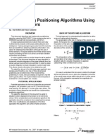 AN3397 Freescale Semiconductor, Implementing Positioning Algorithms Using Accelerometers