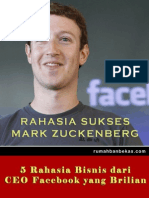 Rahasia Sukses Mark Zuckenberg