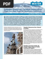 Download Poseidon Resources Carlsbad Desalination Plant Is a Bad Deal for Southern California by Food and Water Watch SN21821814 doc pdf
