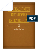 EVALUACIÓN DE DECISIONES ESTRATÉGICAS - Jaqueline Salas
