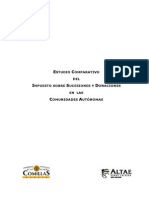 Estudio Comparativo Del Impuesto de Sucesiones y Donaciones en Las Distintas Comunidades Autónomas