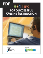 Download 834 Tips for Successful Online Instruction by mrevels SN2182231 doc pdf