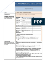 Card 10 2 Template For Word Reading - Final e Words