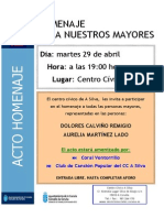 Homenaje A Los Mayores de A Silva 29-4-2014