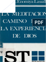 Enomiya Hugo Y Lassalle La Meditacion Camino para La Experiencia de Dios PDF