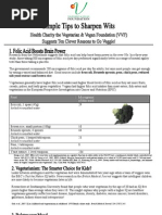 Download 10 Clever Reasons to Go Veggie by Vegan Future SN21825862 doc pdf