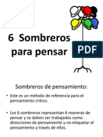 De Bono 6 Sombreros - para - Pensar