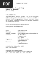 Download The MIZO Mizo Literary Journal USA Vol II No 1 by The MIZO SN218265458 doc pdf