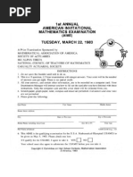 Kaya（Schwarz Stein） / JACK ROSE MAA Amc 8: 25 Annual | PDF | Teaching Mathematics | Schools