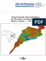 Caracterizacao Geomorfologica Do Municipio de Barreiras, Oeste Baiano, Escala 1100.000