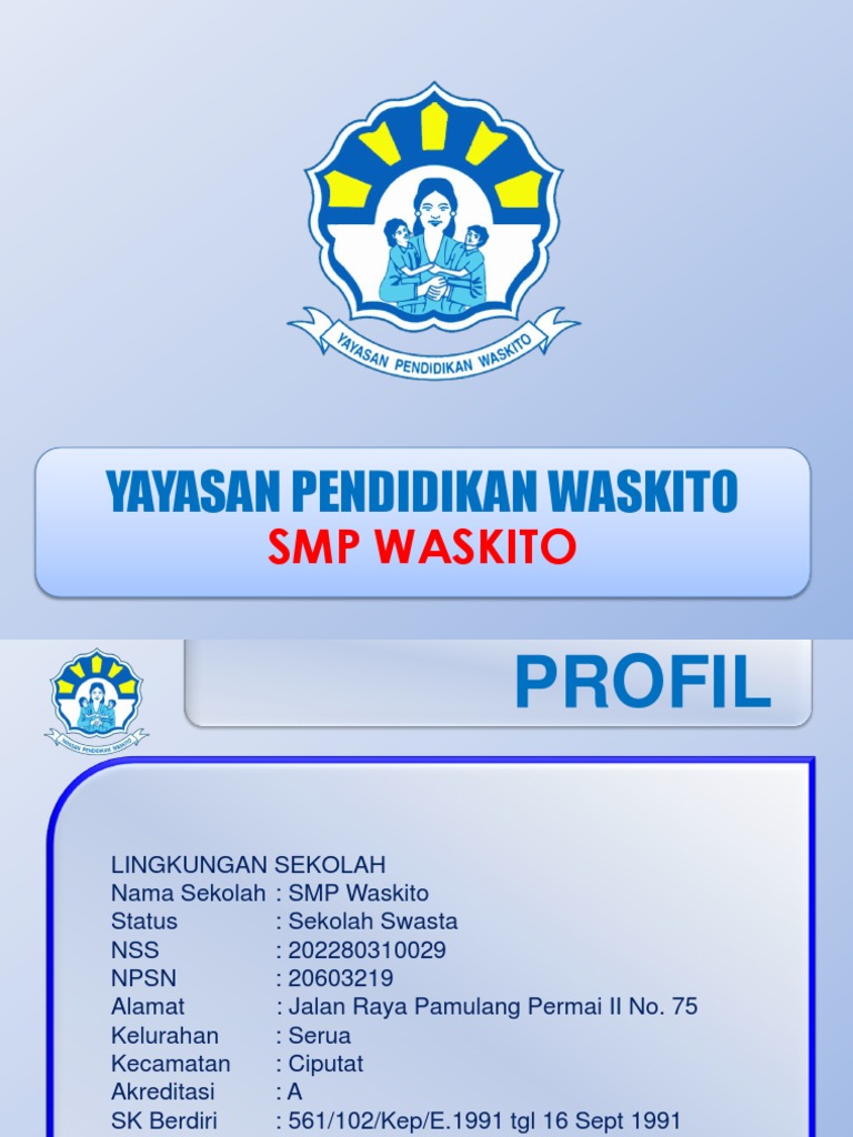 SMP Waskito | PDF | Karier & Perkembangan | Perjalanan