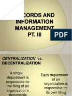 Records and Information Management Pt. Iii