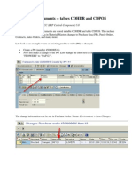 Change SAP Documents - CDHDR & CDPOS