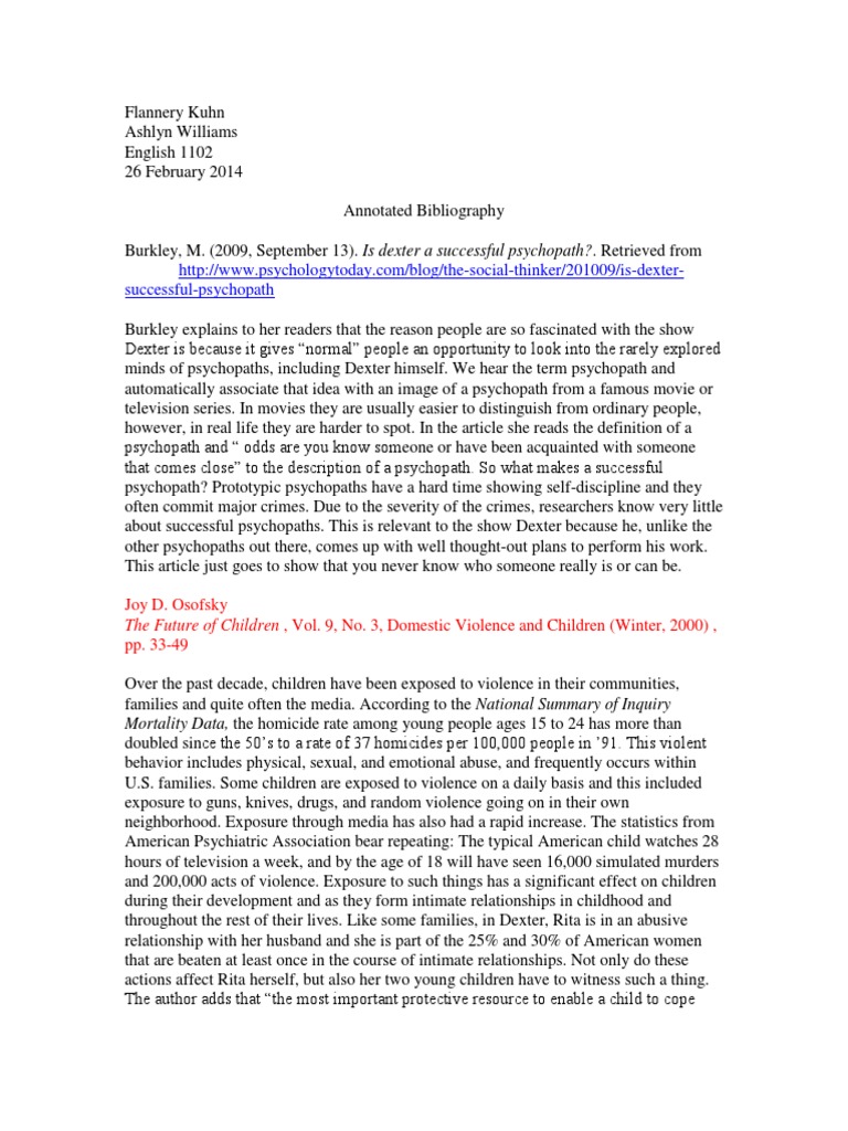 Annotated bibliography workplace absenteeism or anxiety 06 picture