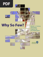 Aauw - Why So Few Women in Stem?