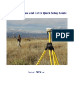 Trimble R8 Base and Rover Quick Setup Guide