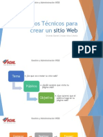 Pasos Técnicos para crear un sitio Web