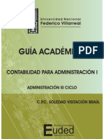 Guía de Contabilidad para Administración I de la UNFV-EUDED