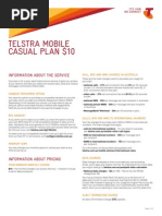 Personal Critical Information Summary Mobile Casual 10