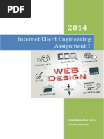 Internet Client Engineering Assignment 1: Prakash Ranabhat Chetry La Trobe University