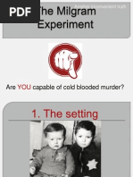 the milgram experiment
