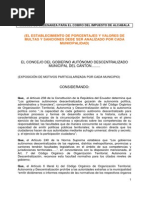 19 - Modelo Ordenanza para El Cobro Del Impuesto de Alcabala