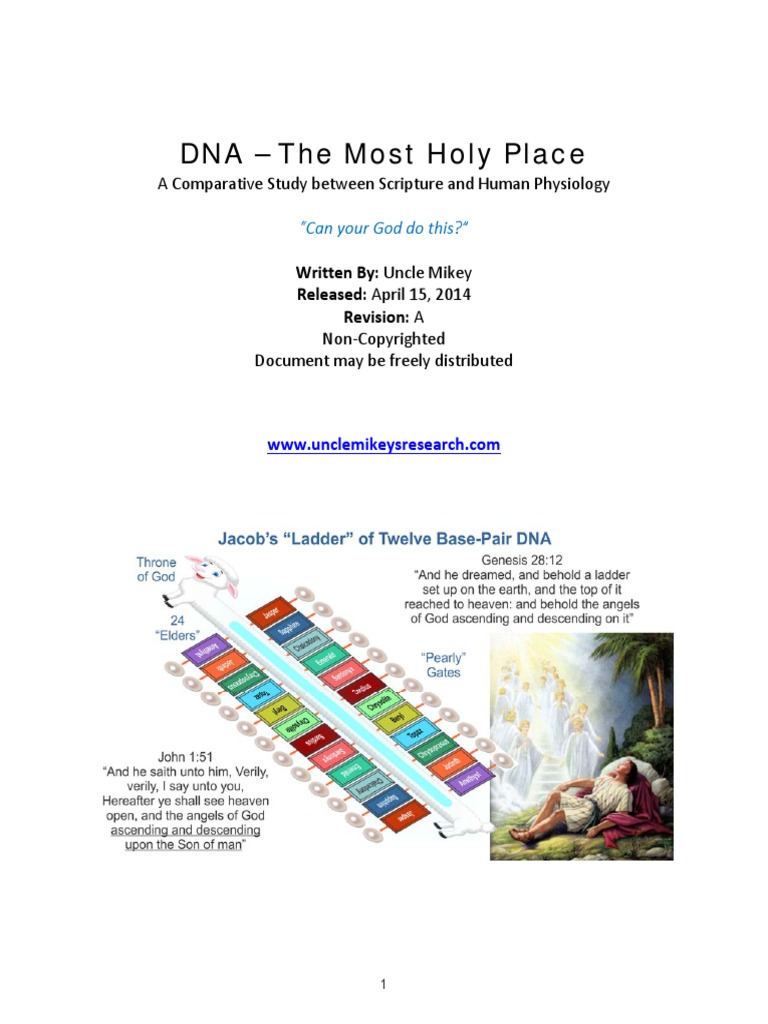 DNA-The Most Holy Place | PDF | Tabernacle | Book Of Numbers