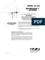 Moonraker 4 CB Antenna User Manual