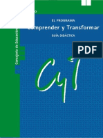 Comprender y Transformar. gUÍA DIDÁCTICA