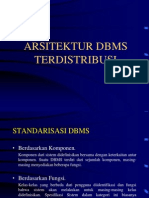 Pertemuan 12 Arsitektur DBMS Terdistribusi