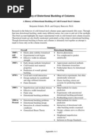 History of Buckling of Column