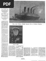 Download New York Times 1912 Titanic Sinks by Delbert Ricardo SN2183459 doc pdf