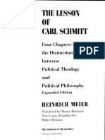 【施米特】Meier：The Lesson of Carl Schmitt（2011）