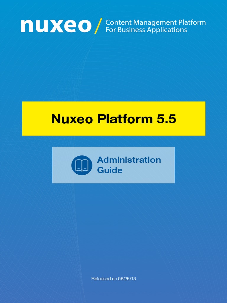 Nuxeo Platform 5.5 Administration Documentation PDF | PDF | Java  (Programming Language) | Advanced Packaging Tool