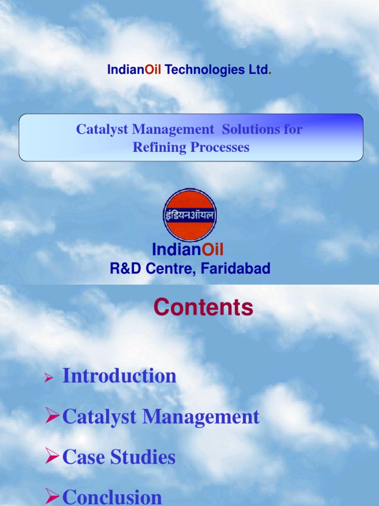Catalyst Management for Refining Efficiency | PDF | Catalysis | Oil ...