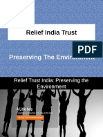 Relief Trust India Preserving The Environment