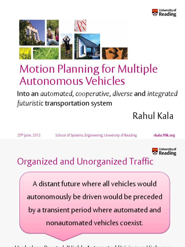 thesis about autonomous vehicles