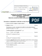 ONSJ 2012 Barem Chimie Proba Practica