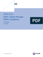 Ipatch System Manager HIPAA Compliance