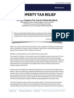 Cutler Property Tax Relief Plan