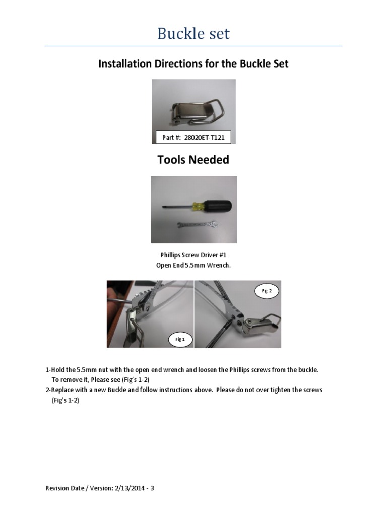 Buckle Set | Download Free PDF | Metalworking | Joining