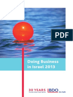Doing Business in Israel 2013