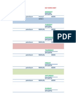 Petroleum OP Gupta Manual Book Weekly Work Sheet