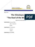 The Himalayas "The Roof of The World": Report On