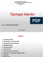 Tipologia Liderilor