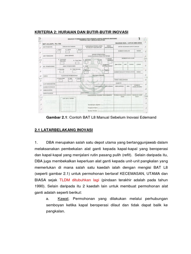 Kriteria 2 Huraian Inovasi Pdf